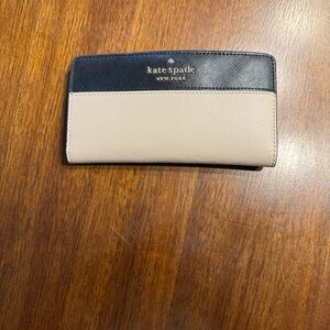 Kate Spade Black and Cream Clutch